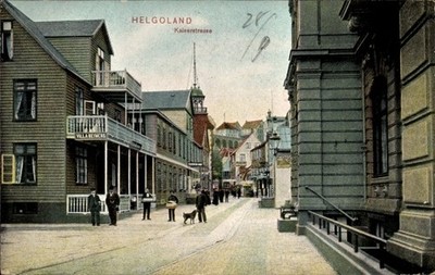 Postcard Heligoland, Kaiserstraße, Villa Reymers - 4658137