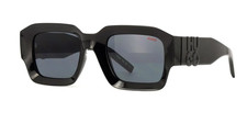 HUGO HG 1311/S 807 IR Sunglasses Black Frame Grey Lenses 52 Mm