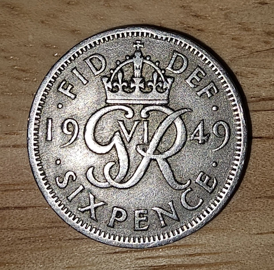 100x GB King George VI Sixpences 1948 to 1951 All Clean No Damaged Coins Look - Image 3 of 3