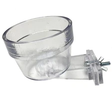 10 oz Lixit FOOD WATER QUICK-LOCK crocks bowls parrot bird dog cat dish pet cups