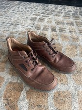 Clarks Mens Unnature Mid Brown Leather Wide Fit Boots, UK 12 G Width