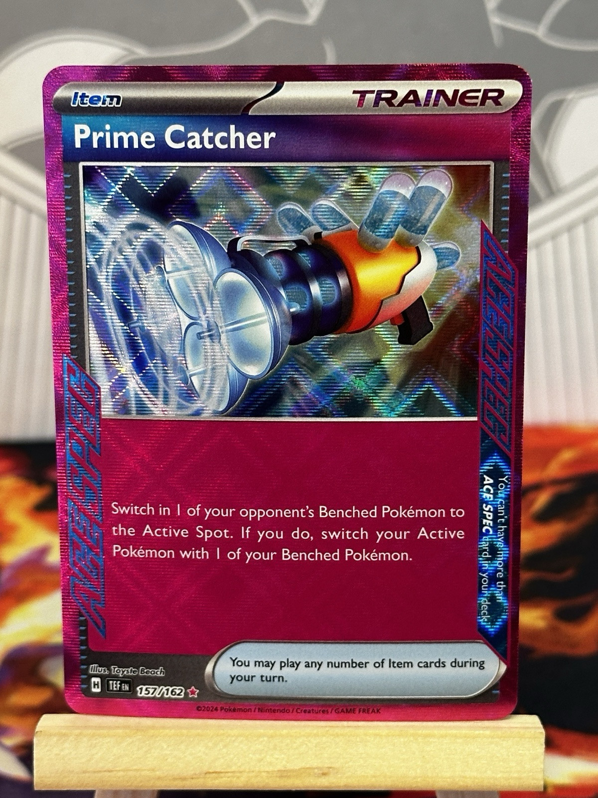 SV05: Temporal Forces #157/162 Prime Catcher NM PACK FRESH