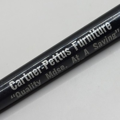VTG c1950s/60s Ballpoint Pen CARTNER PETTUS FURNITURE Lyons Kansas KS