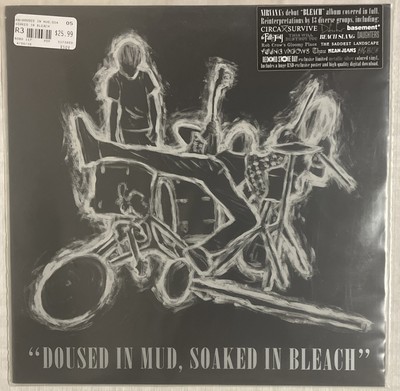 NIRVANA TRIBUTE ALBUM DOUSED IN MUD SOAKED IN BLEACH RSD 2016  SILVER VINYL NEW