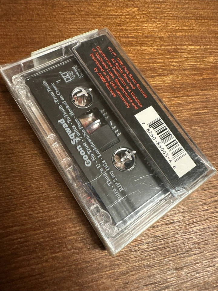 GOON SQWAD - "FROM DEATH" 1996 RAP CASSETTE TAPE -Click Boom Records New Sealed - Image 2 of 3