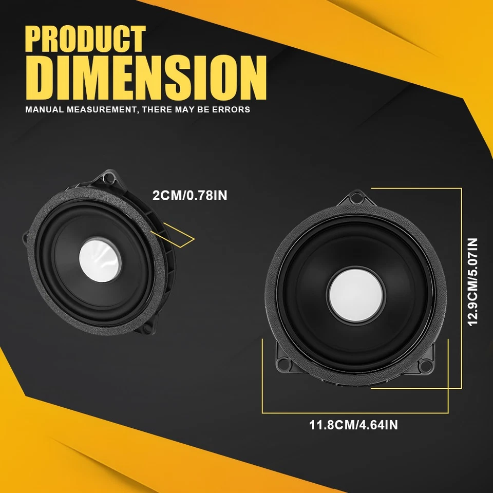 2x 65139364956 UK Mid Range Door Speakers 65139364956 For BMW F20 F21 F30 G30 UK - Image 4 of 4