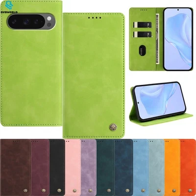 Phone Case Cover for Google 10 9 8 7 6 10A 9A 8A 7A Magnetic Leather Wallet Case - Image 1 of 4