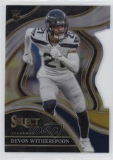 2023 Panini Select Club Level Black & Gold Prizm Die-Cut Devon Witherspoon 1kp3