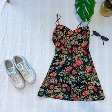 Urban Outfitters Petra Satin Sweetheart Mini Dress size XL