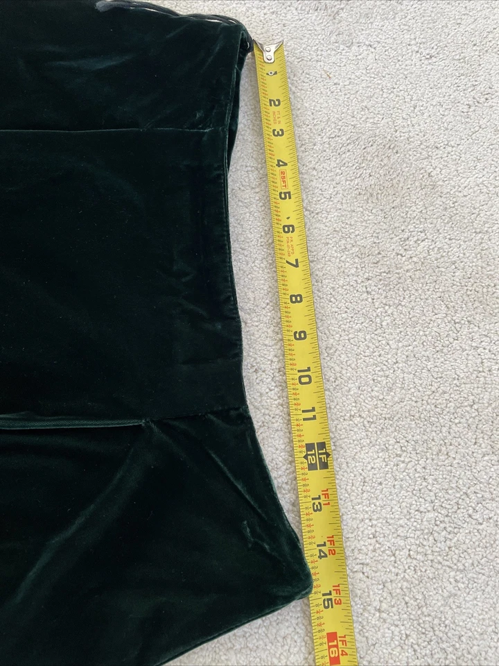 Falda Plisada Terciopelo Verde Oscuro Talbots Años 90 De Colección Talla 14 Oficina Fiesta EE. UU. Foto 3 de 4