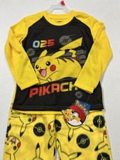 Pok mon Boys Lightweight 2pc Pajama Set Size XS 4/5 NWT