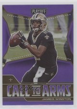 2021 Panini Playoff Call to Arms Purple Prizm Jameis Winston #CA-JWI 7l6