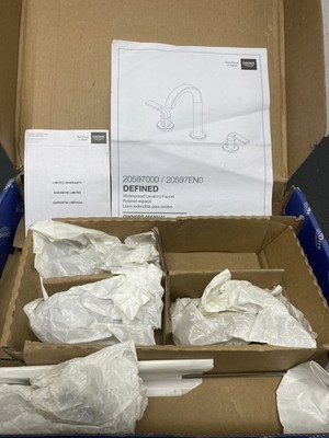 Grohe 20597000 Starlight Chrome Bathroom Faucet with Drain, SilkMove & EcoJoy