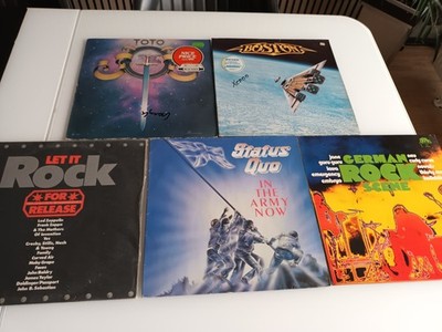 5 LPs Rock , Top LPs . siehe Bilder