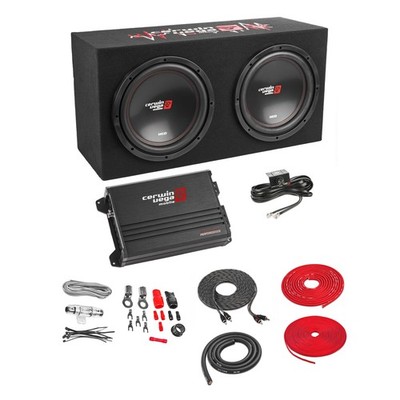 Cerwin-Vega BKX212S Dual 12'' Subwoofer Enclosure with Amplifier