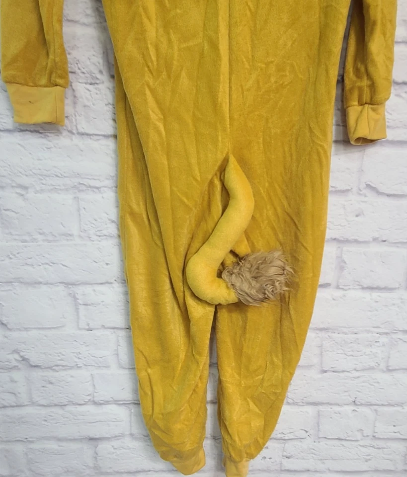 Disfraz de León Cobarde El Mago de Oz Niño Mediano 8-10 Cremalleras Halloween Foto 4 de 4