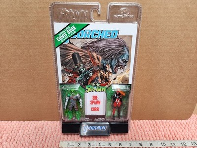 McFarlane Page Punchers ''The Scorched'' Spawn Comic w/ She Spawn & Curse NEW