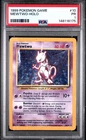1999 POKEMON GAME #10 MEWTWO-HOLO PSA 1