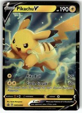 Pikachu V SWSH063 Holo Promo Spada e Scudo Promo Pokemon quasi come nuovo