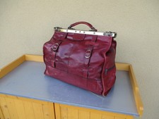 Vintage- Reisetasche-Weekender-Echtleder,Messing.