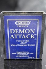 Imagic Demon Attack (Atari 2600, 1982) Cart Only BLUE LABEL image