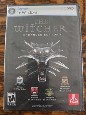 Games For Windows Atari PC DVD The Witcher Enhanced Edition - NEW 