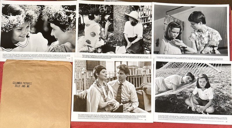 ZELLY AND ME 1987 ISABELLA ROASELLINI MOVIE PRESS PROMO PHOTOS 