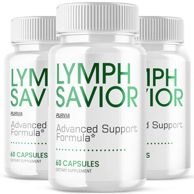 (3Pack) Lymph Savior Capsules LymphSavior Pills Lymphatic Health Support (180ct)