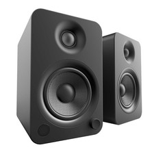 Kanto YU4 Matte Black Powered Speakers with Bluetooth, Pair