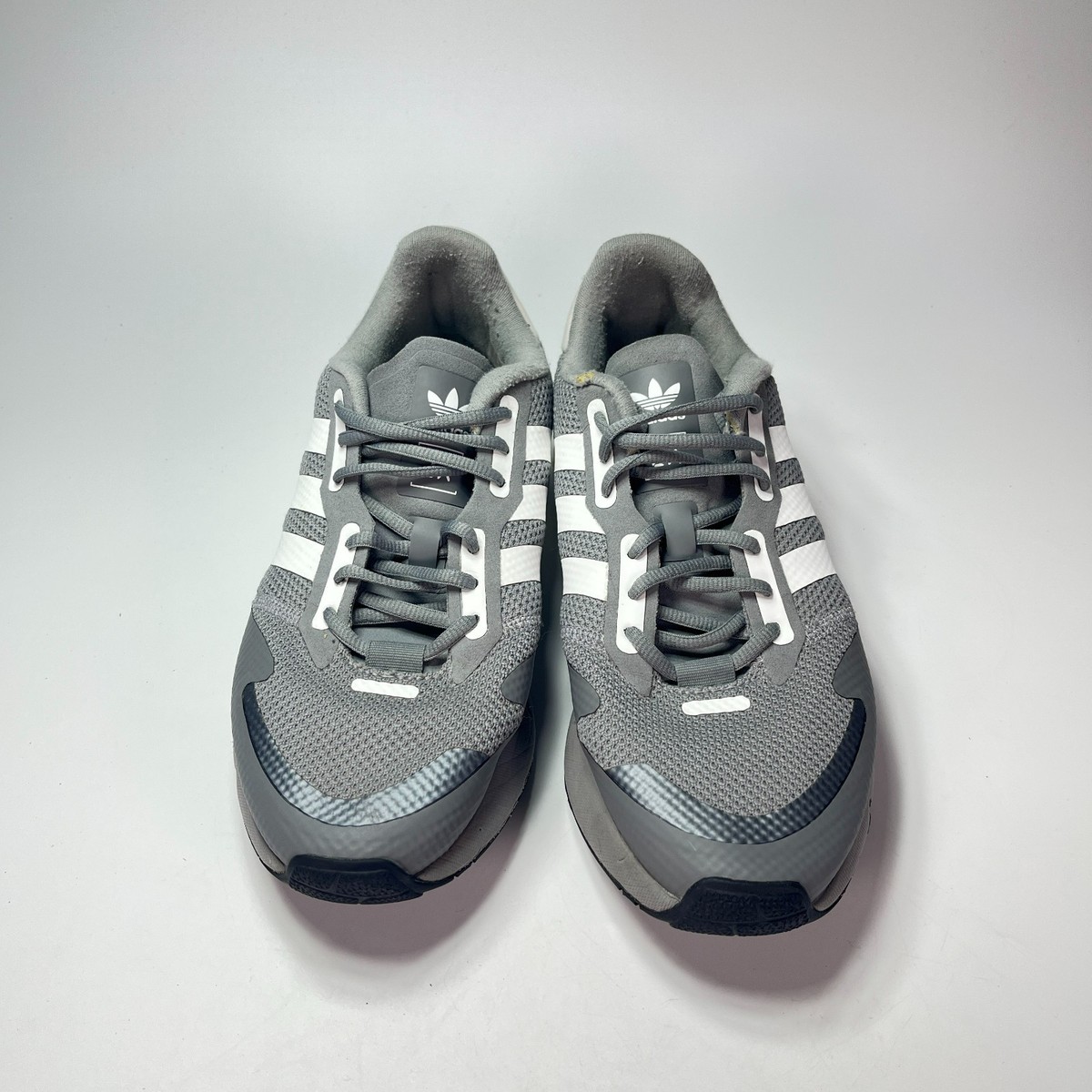 Adidas ZX 1K Boost Grey White Running Sneakers Lightweight H68718