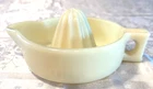 Vintage 1930-1950 Sunkist Uranium Milk Glass Citrus Juicer - Made in USA