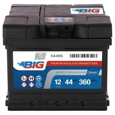Autobatterie 44Ah BIG Premium 54465 12V 360A/EN Autobatterie Starterbatterie