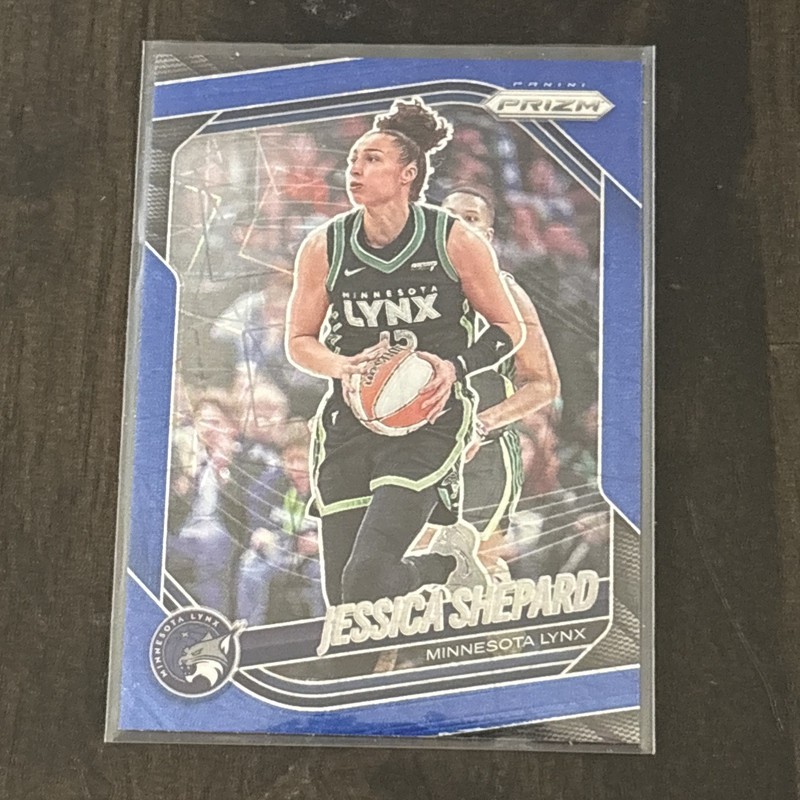 2025 Prizm WNBA #137 Jessica Shepard Blue Velocity Prizm NM
