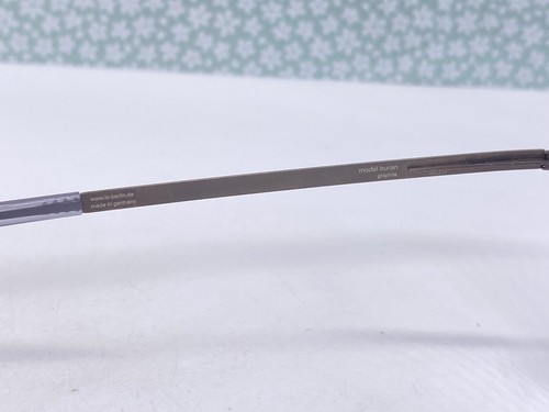 IC Berlin Brille Herren Damen rund grau silber gun metal Buran Panto NP499€ - Bild 8 von 10