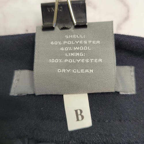 Ann Taylor Petites Signature Fit gefütterte marineblaue Anzughose Gr. 0P - Bild 7 von 10