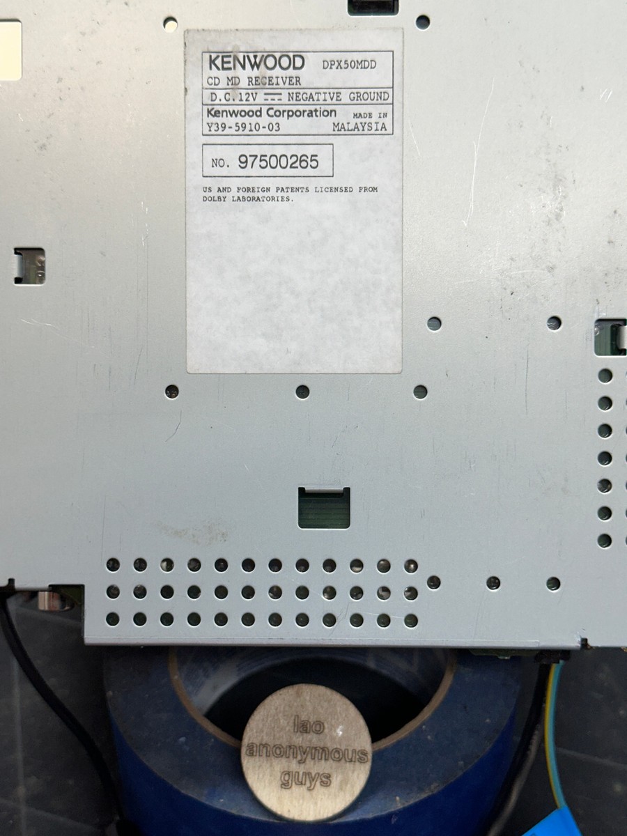 ♪CD/MD/テープ/プレイヤー(KENWOOD)♪ ☆KENWOOD CD/MDプレーヤー DPX-50MD☆動作良好 - メルカリ