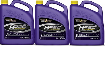 Royal Purple 04311 Set of 3 High Performance 2 Cycle Motor Oil, 1 GAL