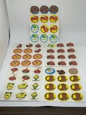 Retro Sticker Trend Matte Scratch N Sniff Stickers Scrapbook Reward Lot Of 60