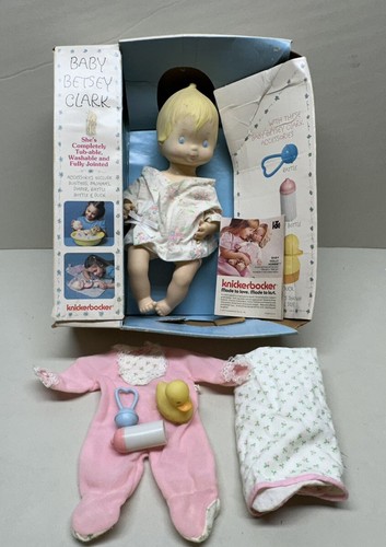 Vintage 1977 Knickerbocker Betsey Clark Baby Doll Hallmark Cards Inc. Complete