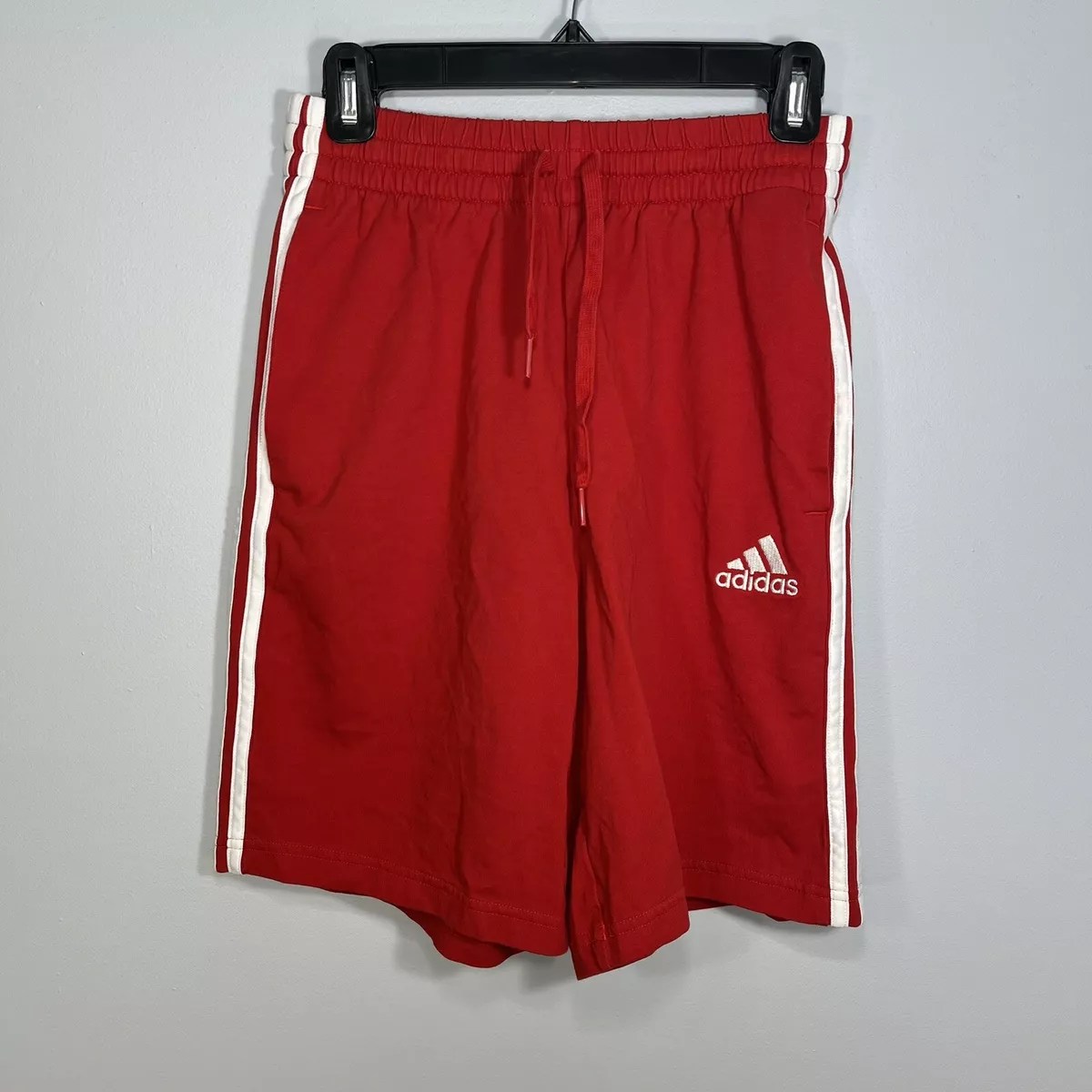 Adidas Shorts Mens Small Red Athletic Basketball Training Running