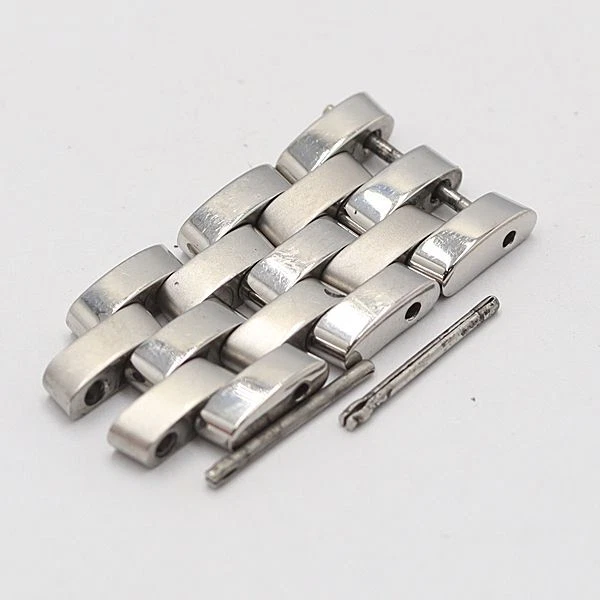Bracelet montre femme Gucci authentique 3 maillons classe G 5500L pièces argent 14 mm