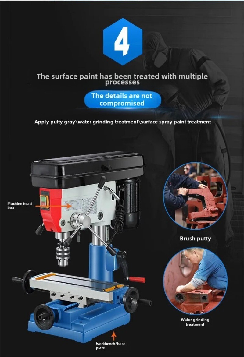 ZX7016 220V 550W Two Function Drilling and Milling Heavy Duty