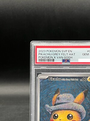 PSA 10 Van Gogh Pikachu with Grey Felt Hat SVP EN 085 Promo PSA 10 Van Gogh Pikachu with Grey Felt Hat SVP EN 085 Promo