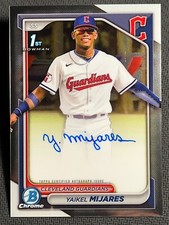2024 Bowman Chrome 1st PROSPECT ROOKIE AUTO Yaikel Mijares Item 17