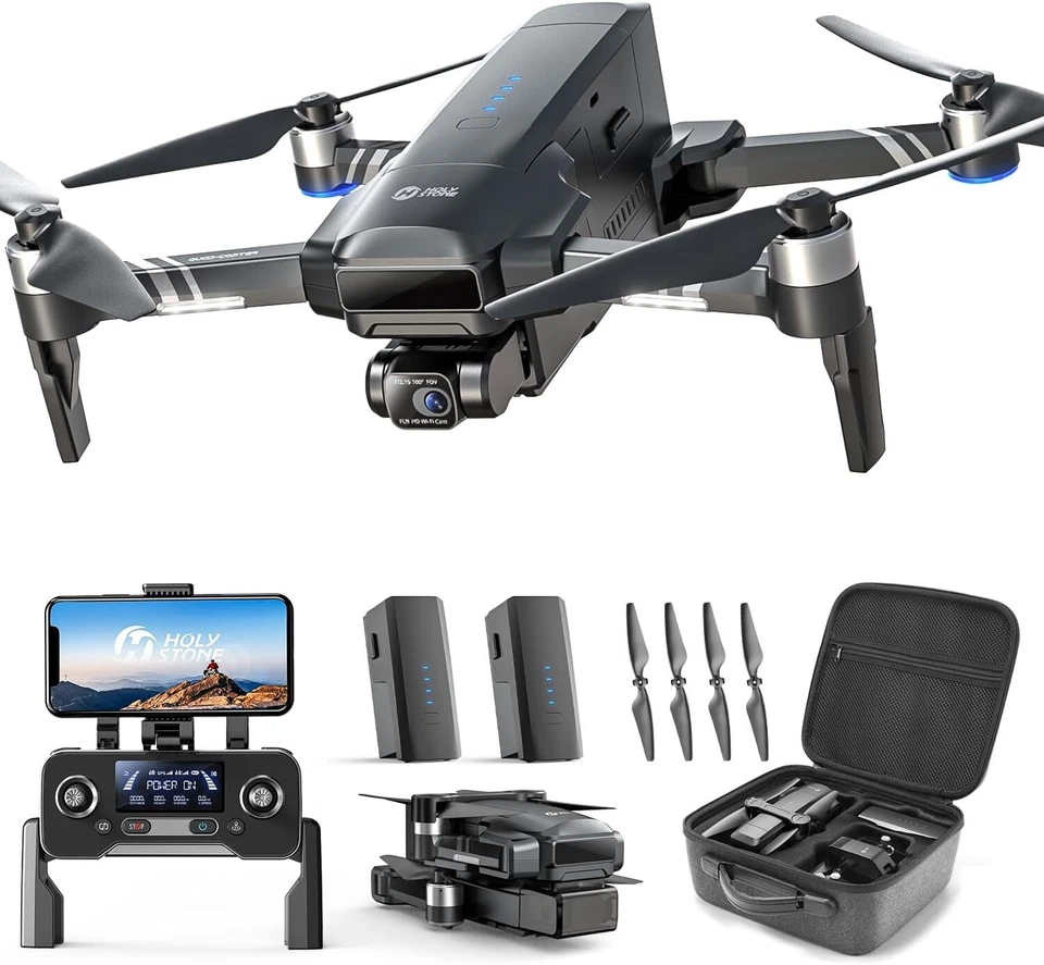 Drone cardán de 2 ejes Holy Stone HS600 con cámara 4K EIS 5G motor sin escobillas 56 min Foto 2 de 4