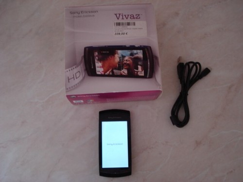 Sony Ericsson U5i VIVAZ Handy schwarz - Bild 4 von 9