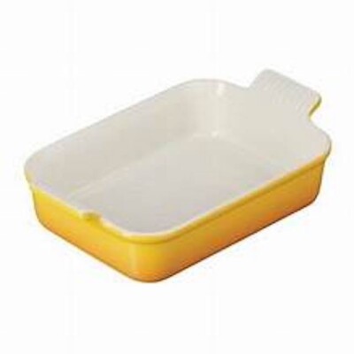 Le Creuset Baker Casserole Nectar 12.5" Au Gratin Deep Dish Rectangle 3 3/8 Qt | eBay