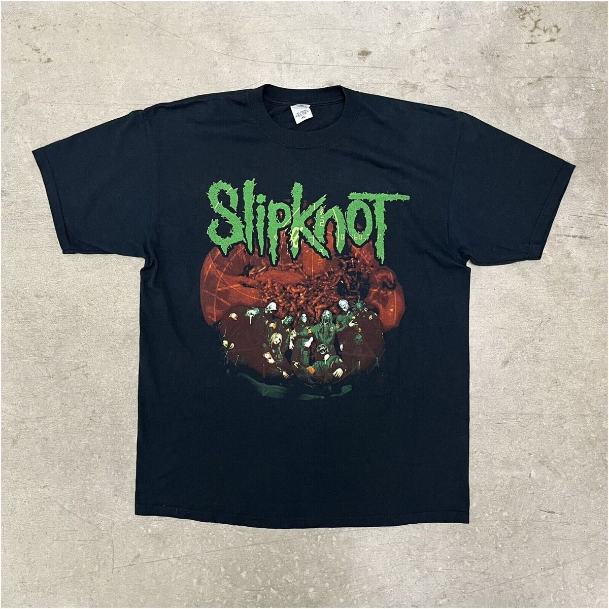 Slipknot 2002 Tour, 2 Sided, Vintage Y2K Graphic 100% Cotton Slipknot 2002 Tour, 2 Sided, Vintage Y2K Graphic 100% Cotton