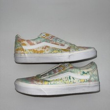 Vans Ward Skate Shoes Casual Psychedelic Tie Dye Women size 7.5