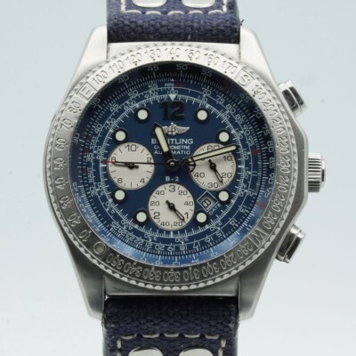 BREITLING B2 B-2 A44362 HERREN UHR 44MM STAHL + PAPIERE AUTOMATIK